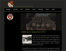 Tablet Screenshot of battlebornmarines.com
